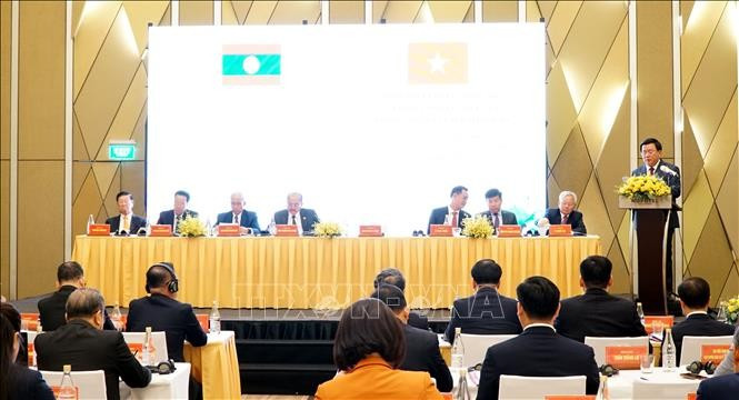 研讨会现场。图自越通社