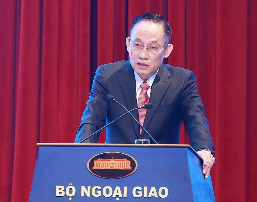 越南外交部长黎怀忠。图自越通社