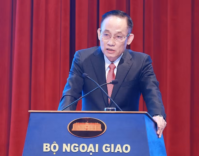 越南外交部长黎怀忠。图自越通社