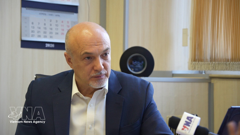 俄罗斯律师协会宪法意识发展委员会主席、俄宪法起草工作组组长奥列格·格尔曼诺维奇·鲁缅采夫。图自越通社