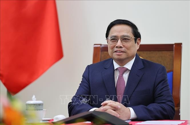 越南政府总理范明政。图自越通社
