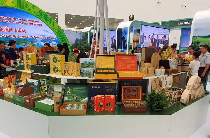 太原省的展位。图自越通社