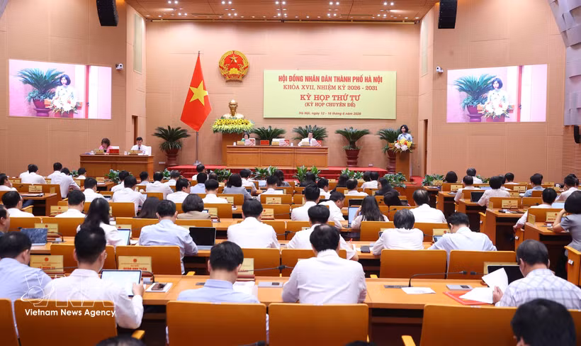 会议现场。图自越通社