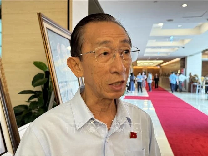 胡志明市代表陈黄银。图自越通社