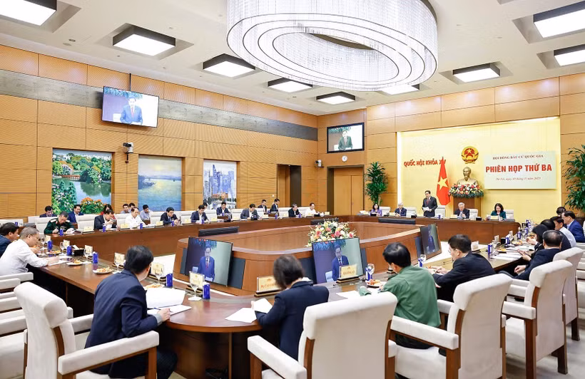 第三次全国选举委员会会议于11月10日举行。图自越通社