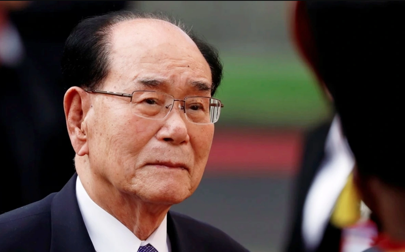 朝鲜最高人民会议常任委员会前委员长金永南。图自路透社