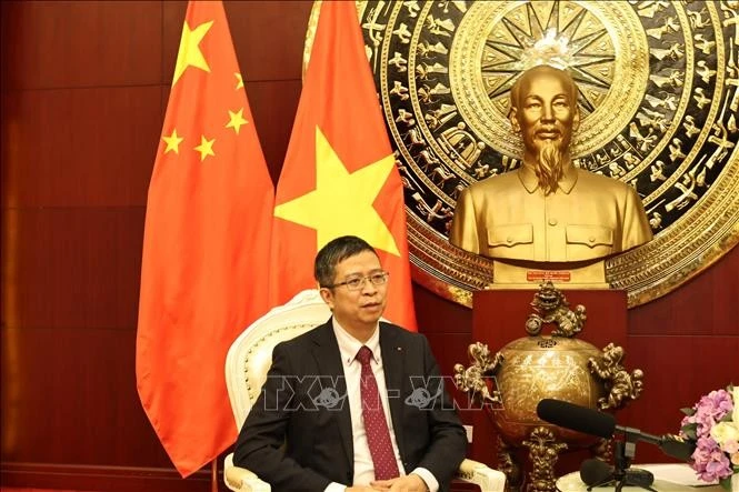 越南驻中国大使范青平。图自越通社