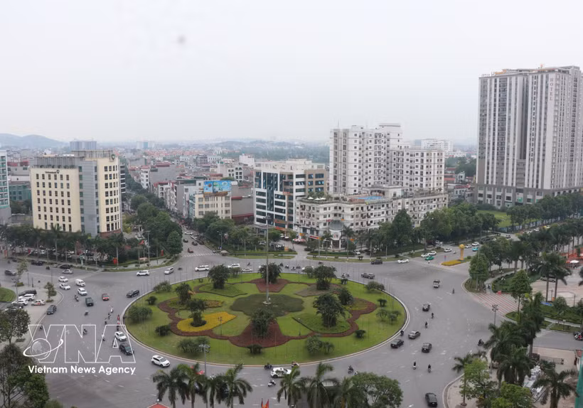 北宁市的一角。图自越通社