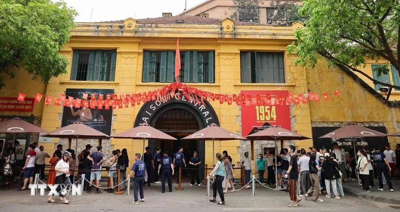 火炉监狱遗迹是河内市数百处革命抗战遗迹中最具代表性的遗址之一。图自越通社