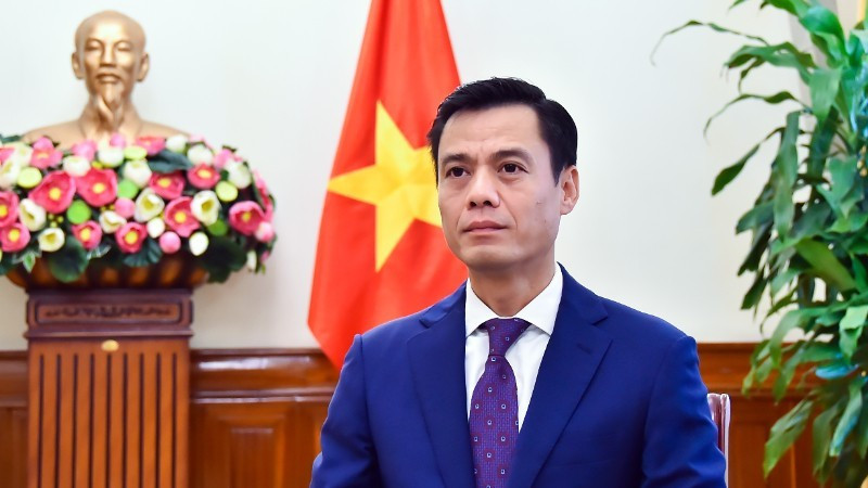 越南外交部副部长、东盟高官会(SOM)越南代表团团长邓黄江。图自越通社