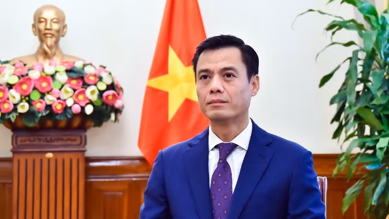 越南外交部副部长、东盟高官会（SOM）越南代表团团长邓黄江。图自越通社