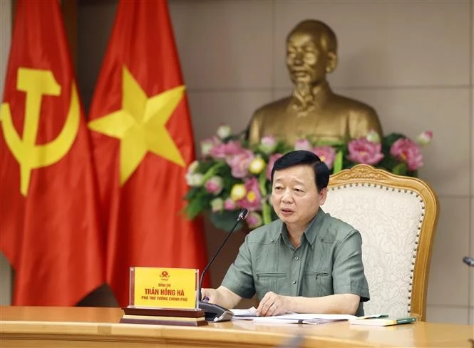 越南政府副总理陈红河。图自越通社