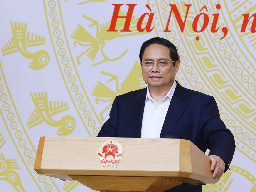 政府总理范明政。图自越通社