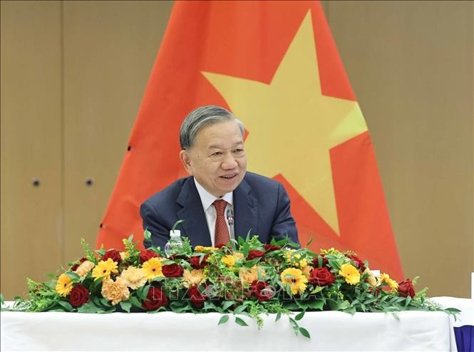 越共中央总书记苏林。图自越通社