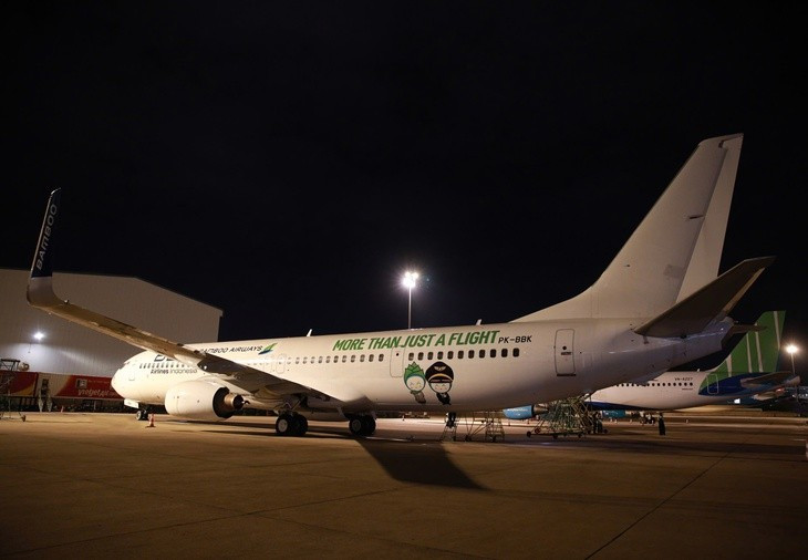 越竹航空确认已接收一架波音737-900ER飞机，服务于热门国内航线及部分东南亚国际航线。。图自tuoitre.vn