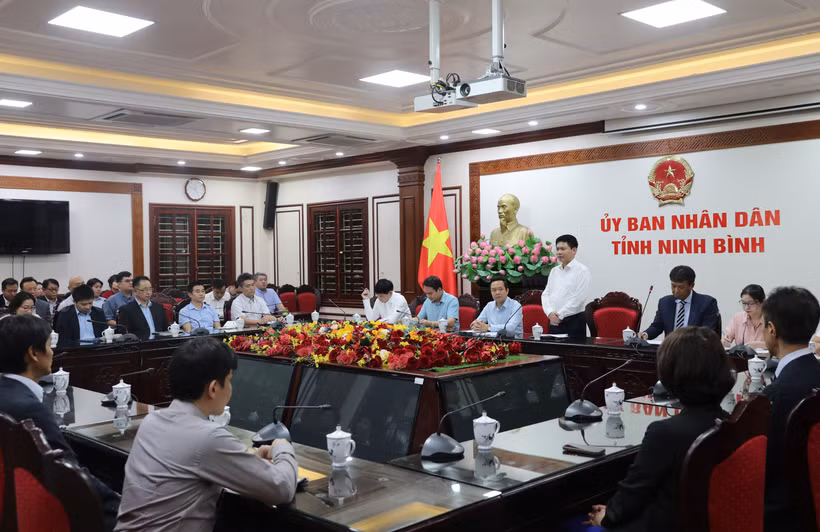 座谈现场。图自越通社