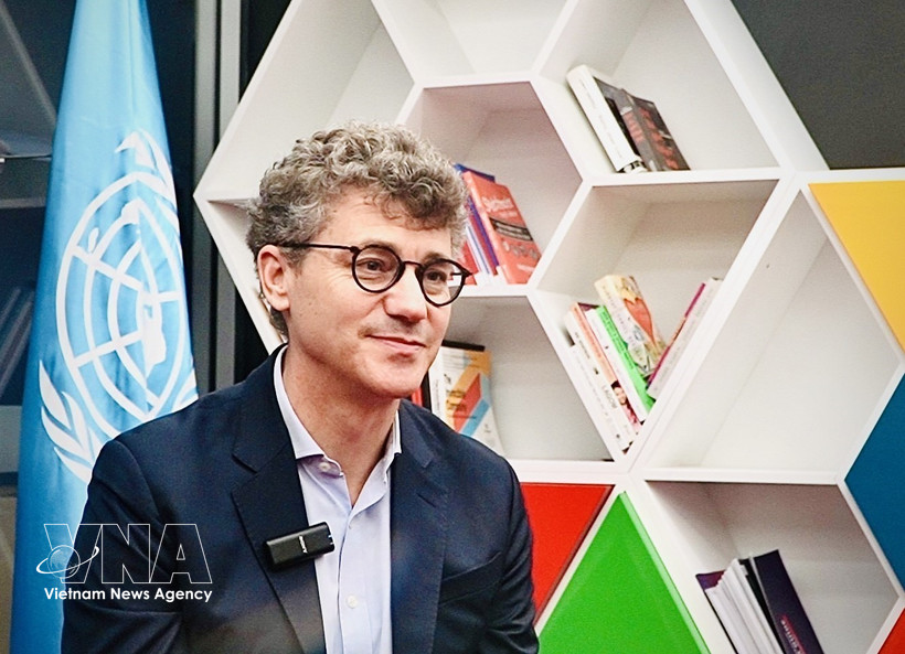 联合国教科文组织（UNESCO）驻越首席代表乔纳森·贝克。图自越通社