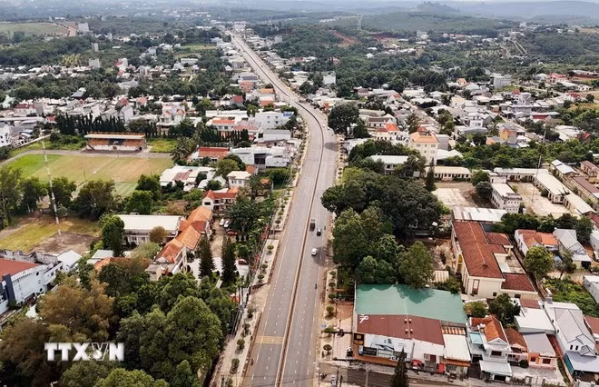 蒲登县注重对经济社会基础设施建设投资。图自越通社