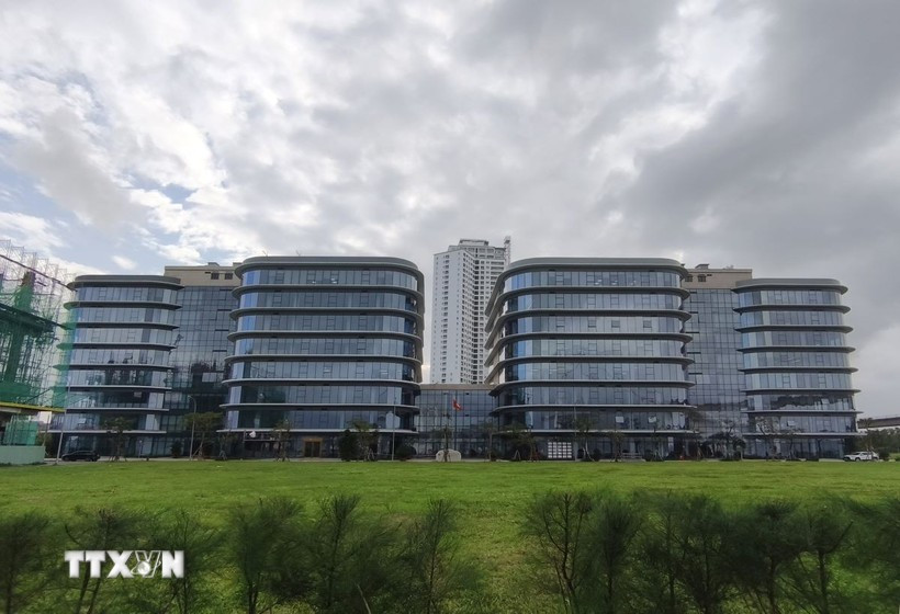 岘港IFC管理机构总部的基础设施和办公用房已完成建设。图自越通社