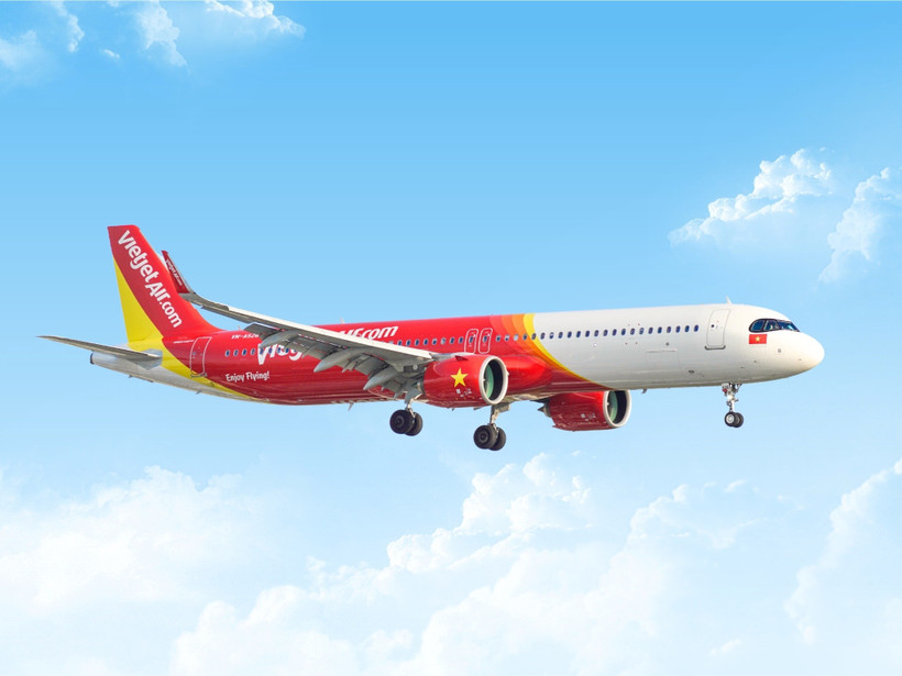 越捷航空的飞机。越捷供图