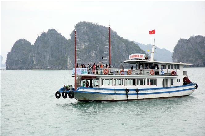 广宁省推出拜子龙湾多条全新旅游线路。图自越通社