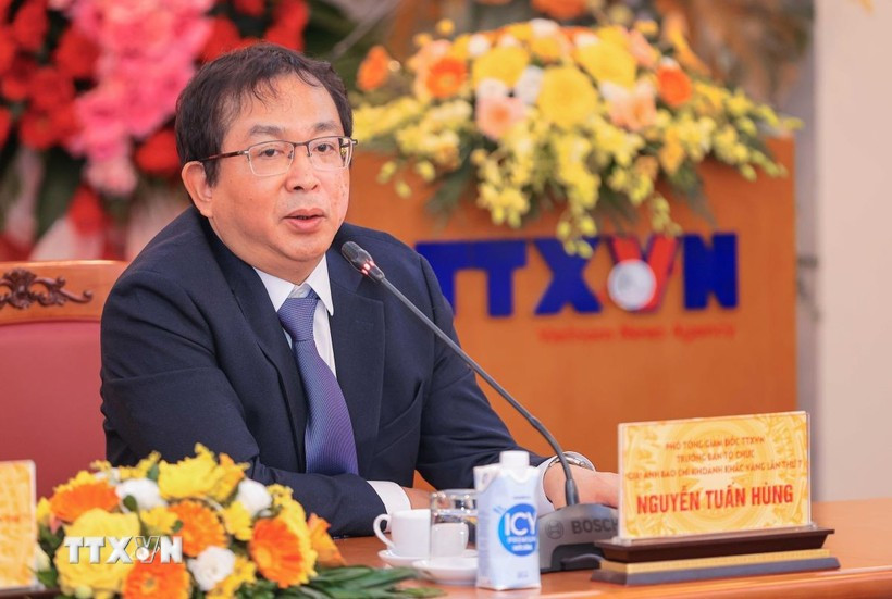 越南通讯社副社长阮俊雄。图自越通社