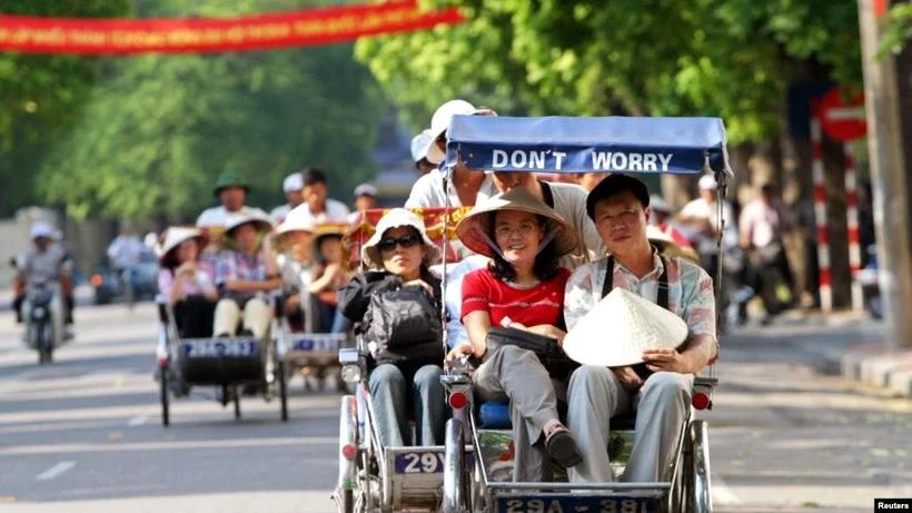 在亚洲地区，韩国继续成为越南最大客源市场。图自越通社