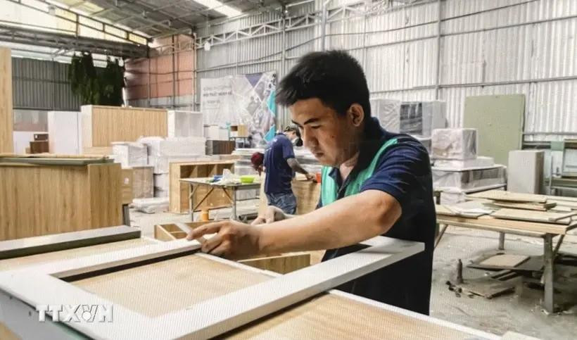 2024年前5个月，越南木材及木制品出口额预计超过60亿美元，同比增长18%。图自越通社