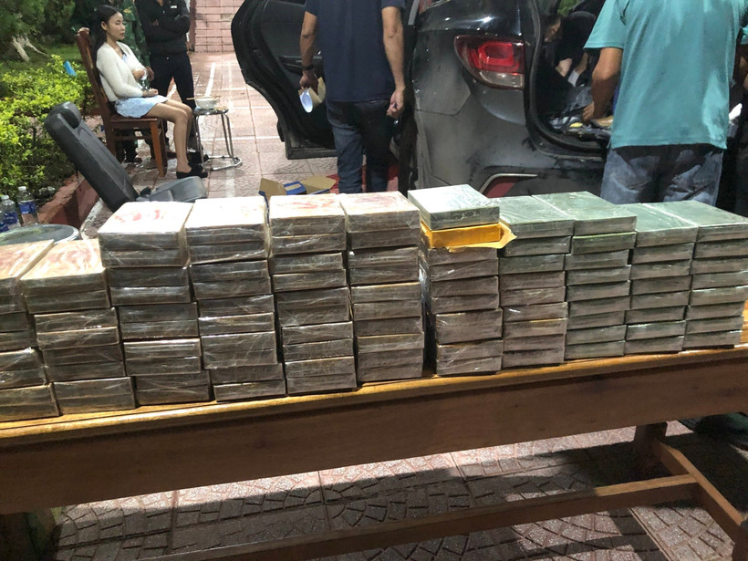 广南省边防部队与职能力量查获毒品198公斤。图自越通社