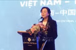 广西贸促会会长杨雁雁。图自越通社