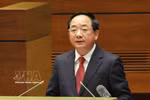 越共中央政治局委员、中央书记处书记、中央宣教与民运部部长郑文决。图自越通社