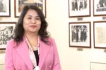 第十届越南祖国阵线中央委员会主席团委员、越南祖国阵线中央委员会机关下属民主监督与社会评议委员会主任阮琼莲。图自越通社
