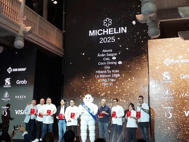 9家餐厅获一星米其林。图自越通社