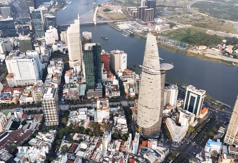 胡志明市一角。图自越通社