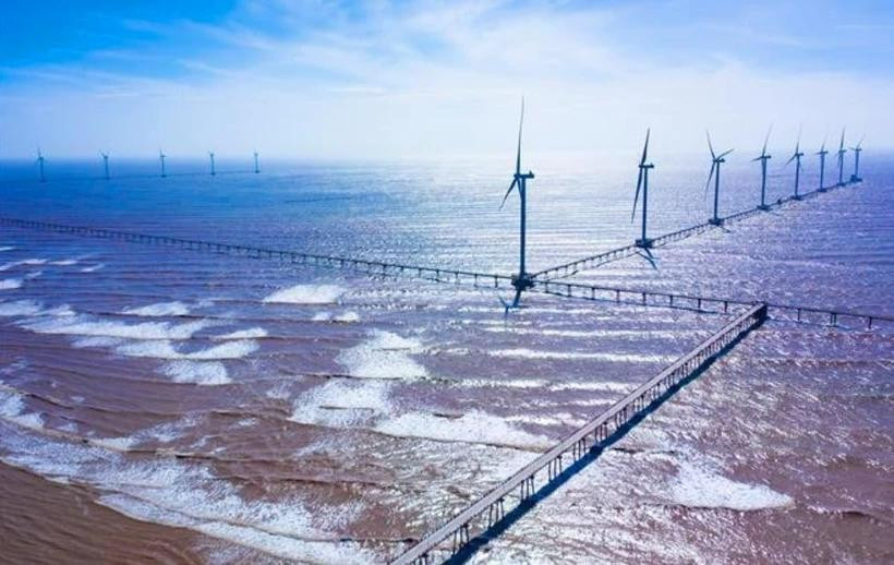 越南近海风能技术潜力巨大。图自越通社