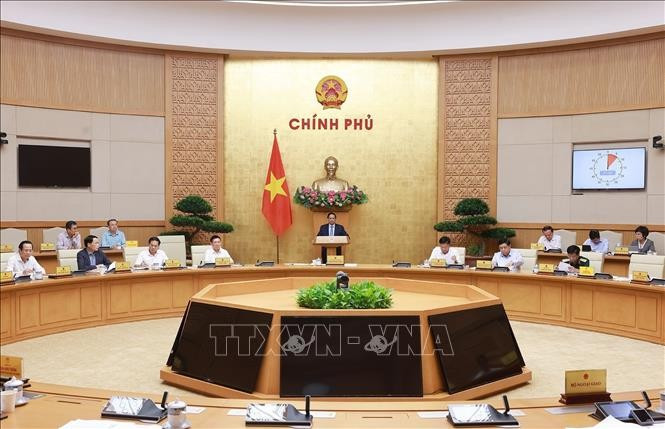 范明政总理主持召开政府会议 评估两级地方政权运行成效。图自越通社