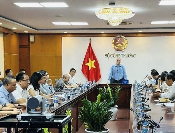 工贸部贸易促进局局长武伯富主持会议。图自越通社