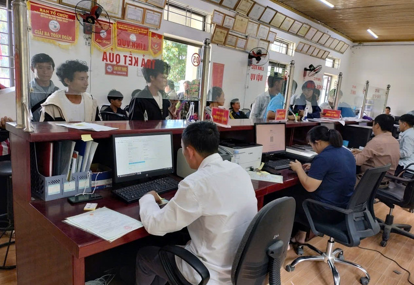 附图：莱州省大新仔（Tủa Sín Chải）乡公共行政中心。图自越通社