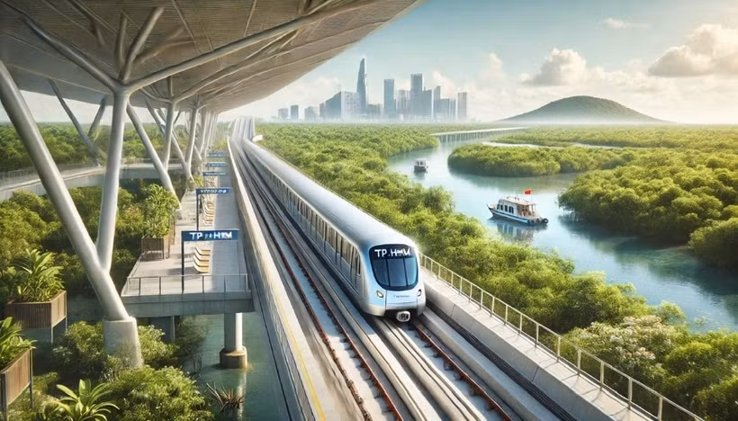 附图：胡志明市力争到2030年建成6条城市轨道交通线路。图自vneconomy.vn