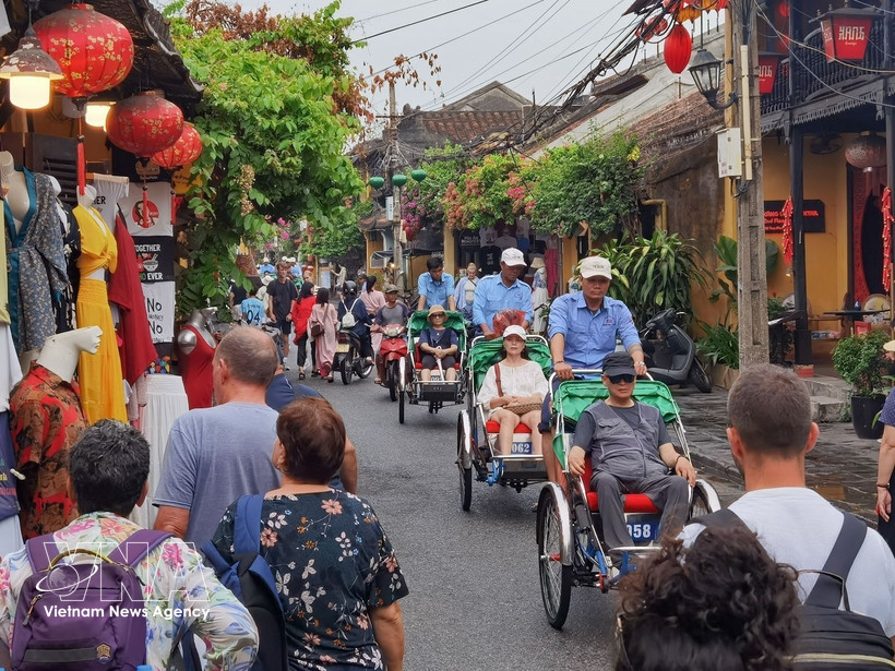 会安是国内外游客青睐的旅游目的地。图自越通社