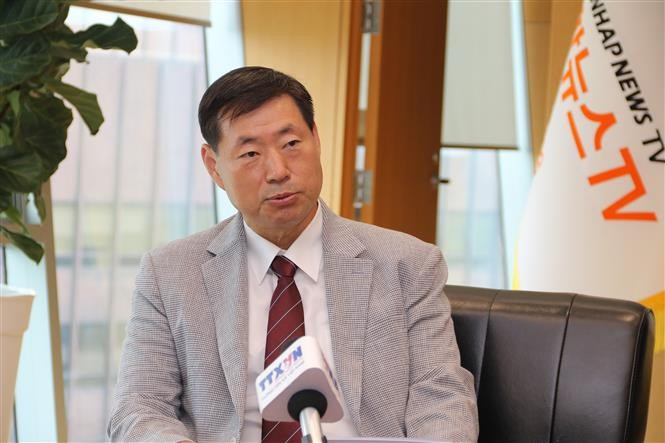 韩国联合通讯社（Yonhap，韩联社）社长黄大一。图自越通社