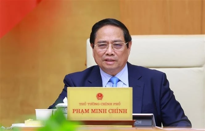 政府总理范明政主持召开了2025年6宇哥分立法工作专题会议。图自越通社