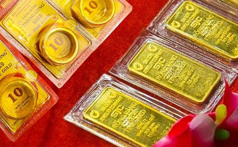 3月7日上午越南国内金价上涨20万越盾。图自互联网