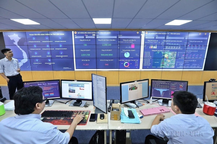 越南注重发展数字基础设施。图自越通社