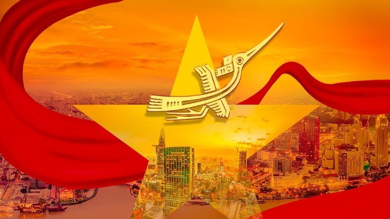 奋发图强新纪元目标是实现民富、国强、建设社会主义社会，并与五大洲强国并驾齐驱。图自nhandan.vn