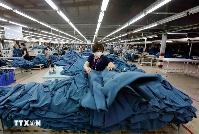 越南企业实现出口市场多样化。图自越通社