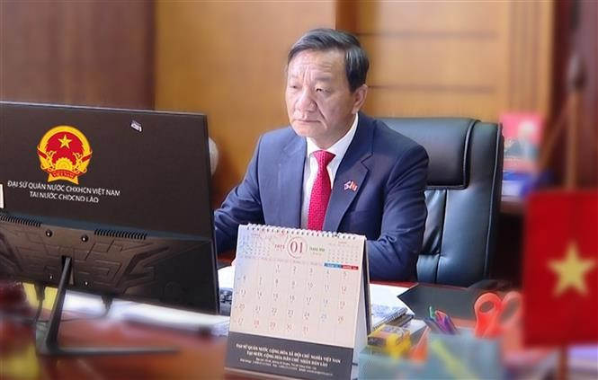 越南驻老挝大使阮明心。图自越通社