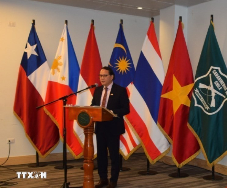 越南驻智利大使阮越强。图自越通社