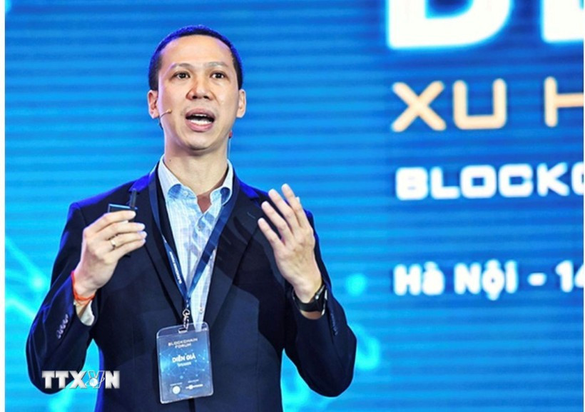 Auschain PTY LTD创始人兼首席执行官杜文龙。图自越通社