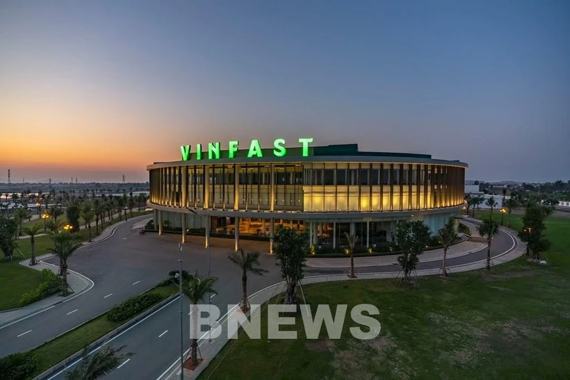 VinFast荣登《时代周刊》2025年亚太地区最佳公司500强。图自越通社